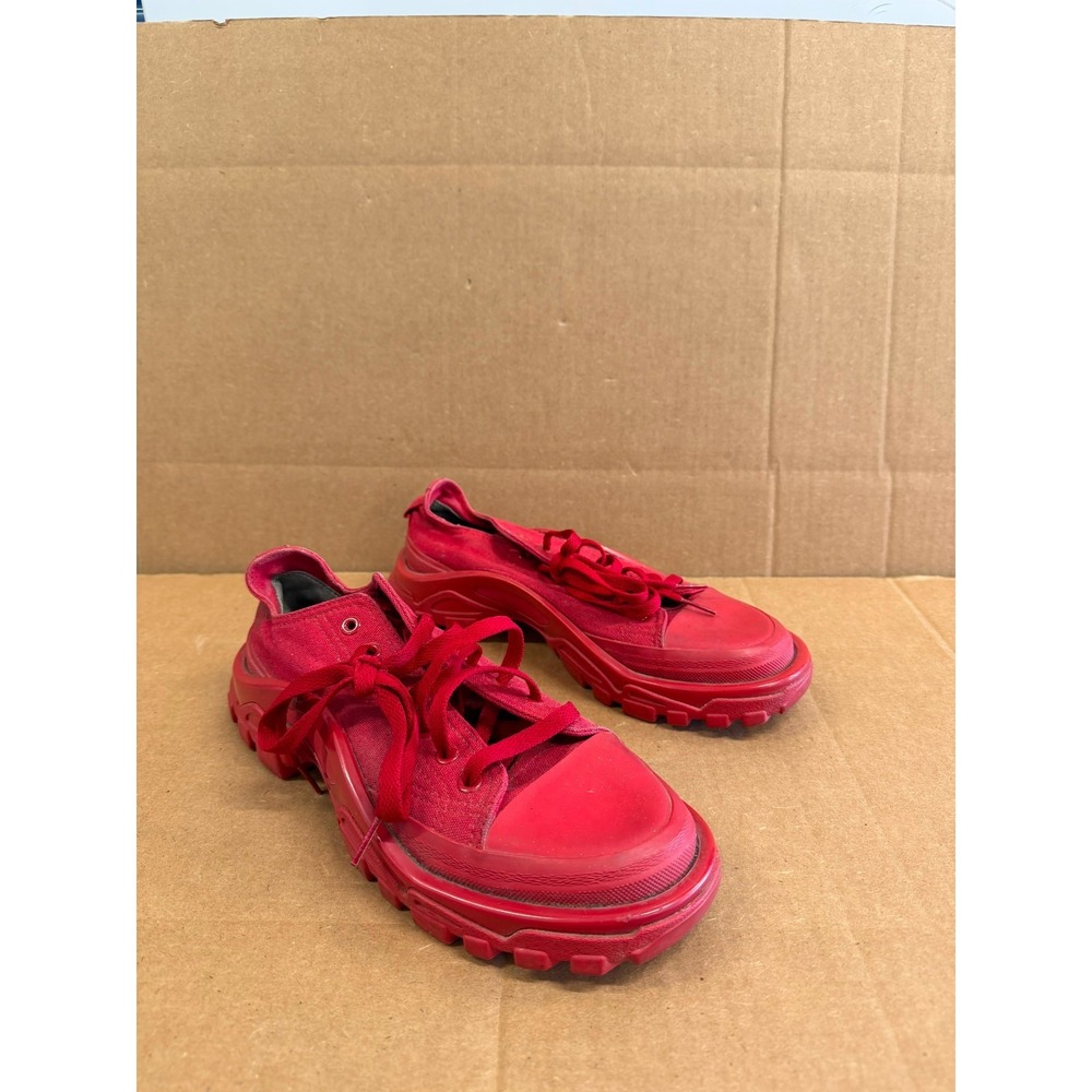 Adidas x Raf Simons Detroit Runner Sneakers Power Red B22521 Men's Size 7 US